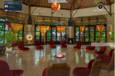 GROENIE Beachhouse -Meditationsraum  - Ein virtueller Saal für Meditations-Workshops für 10 Teilnehmer
